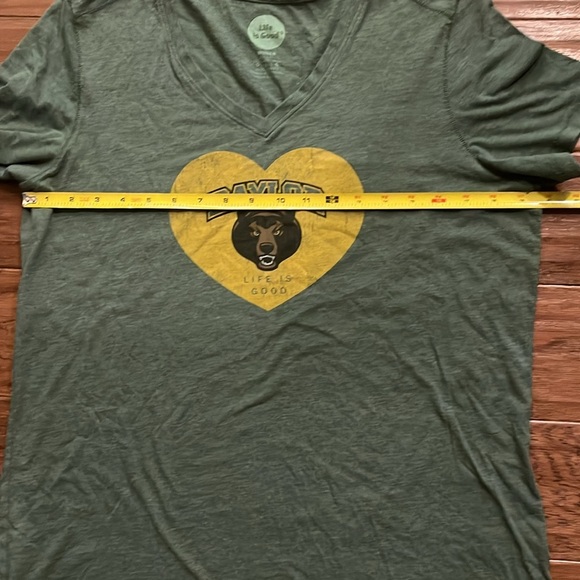 Life is Good Baylor University Short Sleeve Shirt Size L - Picture 3 of 7